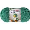 Utopia Crafts Knit Me Amigurumi Velvet Chenille Yarn, Chunky Yarn for Crochet, 50g/55m Super Soft Polyester for Teddies, Plush Toys and Blankets, EN71-3 and Oeko-Tex Certified, 5.5mm Hook (Teal)