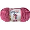 Utopia Crafts Knit Me Amigurumi Velvet Chenille Yarn, Chunky Yarn for Crochet, 50g/55m Super Soft Polyester for Teddies, Plush Toys and Blankets, EN71-3 and Oeko-Tex Certified, 5.5mm Hook (Rose)