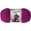 Utopia Crafts Knit Me Amigurumi Velvet Chenille Yarn, Chunky Yarn for Crochet, 50g/55m Super Soft Polyester for Teddies, Plush Toys and Blankets, EN71-3 and Oeko-Tex Certified, 5.5mm Hook (Magenta)