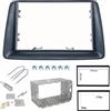 Sound Way Kit Montaggio Autoradio, Mascherina 2 DIN con Plancia, Adattatore Antenna, Chiavi di Smontaggio Compatibile con Fiat Panda 2002-2012