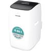 SereneLife Condizionatore Portatile 12000 BTU Inverter, Climatizzatore Portatile 4 in 1 con Wi-Fi, Caldo, Deumidifica, Doppio Tubo, Kit Finestra, Pinguino Condizionatore Silenzioso, Controllo App