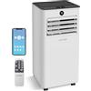 SereneLife Condizionatore portatile 9000 BTU WiFi Condizionatore Mobile Compatto con Telecomando - Clim 3 in 1 Raffreddatore Aria Ventilatore, Kit Finestra per Casa Ufficio
