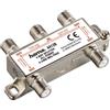 Hama Sat-Verteiler 4-fach Dc Passaggio Sat-Splitter Bk-Verteiler Unicable Capace