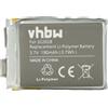 vhbw Batteria sostituisce TomTom AHB322028, 322028 190mAh 3,7V