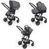 Foppapedretti Trio Up3 Travel System i-Size Titanio OFFERTISSIMA!!