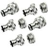 Connettore Tubo per giardino Alluminio 1/2 in per femmina a 3/4 in Maschio per