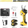 Mellwin 50mm 21V Forbici Potatura a Batteria Forbici Giardino Elettriche Forbici Arbusti