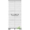 ARMADIO TERRY SEQUOIA 2 ANTE 68X39XH172 CM RESINA GRIGIO TUTTOPIANO PORTASCOPE
