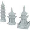 3 Pcs Mini Pagoda Zen Garden Accessories Ornamento Giardino Tavolo Decorazioni