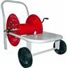 NBrand Carrello Avvolgitubo Acqua Acciao Verniciato con Ruote per 100m di Tubo MC100