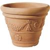 Telcom Vaso Telcom Conca Tropea d.40xH34 cm in resina arredo giardino