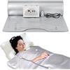 Sunowl Sauna Infrarossi, Far Infrared Sauna Blanket a 2 Zone, Coperta per Sau...