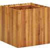 vidaXL Letto Rialzato da Giardino Legno Massello Acacia 200x30x25 cm Fioriera vidaXL