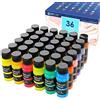 INK LAB Set di Colori Acrilici 36 Colori Atossici Pittura Acrilica per Dipingere