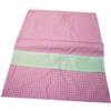 - Senza marca/Generico - sacchetto sacca asilo scuola con tela aida da ricamare colore rosa 41x34cm