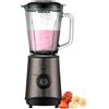 BLACK+DECKER - Frullatore in Vetro 800W | 1,5L | 4 Lame in Acciaio Inox Alta Res