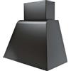 ARTEL Cappa Cucina a Parete Filtrante Aspirante 80 cm Ghisa/Piombo - brio metal