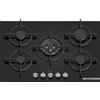 Bosch PIANO COTTURA A GAS 5 FUOCHI 75 cm VETRO TEMPERATO NERO BOSCH PPQ7A6I15