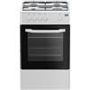 Beko CSG42001FW Cucina 50X50, Forno a Gas + Piano con 4 bruciatori a gas e ...