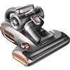 JIGOO T600 Aspiratore per Materassi con luce UV e Vibrazione 700W 15kpa Grigio