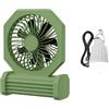 Ventilatore Portatile con Luce e 5 Velocit�� Ricaricabile per Uso Dormitorio Cam