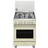 Bompani Cucina a Gas 4 Fuochi Forno Elettrico 54L 60x60 cm Crema Bompani BOMBO643MJN