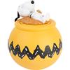 Grupo Erik Keksdose Keramik Peanuts Snoopy - Keksglas mit Deckel Groß 20,5 x 24,