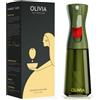 FLAIROSOL SPRUZZATORE DI OLIO OLIVIA 200ML IN VETRO TECNOLOGIA A SPRUZZO CONTINUO VERDE PE