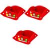 3 Pcs Scatola Di Caramelle Per Decorazioni Natalizie Cestino Portaoggetti Rosso