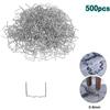 Graffette Kit Graffette Punti Metallici Per Pistola Saldatore Plastica 500 PZ 0.6MM - FLAT