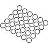 QUARKZMAN Nitrile Gomma O-Ring 38mm x 30mm x 4mm Guarnizioni di Tenuta Anelli