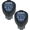 EXTENSILO 2x Batteria sostituisce Hendi 936795 2,5Ah 12V