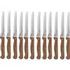 PINTINOX Prima Collection Set 12 Coltelli Bistecca Punta To BISTECCA LEGNO 12 PZ