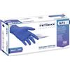Reflexx - N71, Guanti in Nitrile Senza Polvere, Tg. XL, Blu, Conf. 100pz