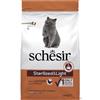 Schesir Sterilizzato e leggero Cibo Secco per Gatti Adulti Crocchette, 1,5 kg