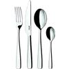 Guzzini Grace, Set 24 Posate Acciaio Inox, 40 x 30 x h4,5 cm 29780063