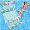 Aquadelos X2 Amaca Galleggiante per Piscina. Amaca da Piscina Gonfiabili per Piscina, T...