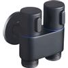 No 1 PCS Rubinetto del Bagno A Parete Rubinetto per Autopulizia (Nero) B5H71634