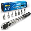 S&R Chiave Dinamometrica 1/4. Set Chiave Dinamomentrica Bici e Moto 525Nm 27,...