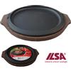 ILSA Piatto a Servire Tondo cm 31 Ghisa-Legno Ilsa 04800350