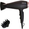 DIGIQUEST Phon 1800-2200W max Motore AC WINDY PRO, Leggero e Potente, Finiture effetto Gomma, Cavo 3m, 6 combinazioni di Velocità, Colpo di Freddo, con Concentratore e Diffusore (PRO)