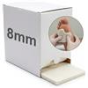 KMINA Feltro Adesivo Podologico in Rotolo 8 mm, 2 m x 10 cm, Semirigido | Ritagliabile per lo Scarico della Pressione del Piede, Morbido al Tatto, Lana e Viscosa Rayon, su Prominenze Ossee, Monouso