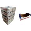 DPdantepellacani 10 SCATOLE DI CARTONE ORTOFRUTTA CM 50x30x16,7 PLATEAUX CASSETTE FRUTTA