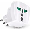 Prometeo electronics Adattatore Universale da Viaggio Presa Mondo Spina Italiana 10A 1500W | Presa mu