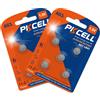 Pkcell LR41 AG3 Batterie a Bottone Alcaline per Penna Laser,Termometro,Giocattolo,Confe