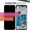 Motorola DISPLAY MOTOROLA MOTO G13 XT2331 SCHERMO FRAME VETRO LCD TOUCH PARI A ORIGINALE
