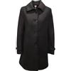 COLMAR Q8768 CAPPOTTO DONNA COLMAR TASTEFUL WOMAN NEOPRENE/WOOL COAT BLACK