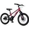 BricoShop24 Bicicletta per Bambini Mountain Bike 20" Rosso con Freni a Disco