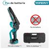 YOFIDRA Mini Sega Elettrica A Batteria Motosega 8Pollici Batteria Litio Giardino potare