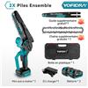 YOFIDRA Mini Sega Elettrica A Batteria Motosega 8Pollici Batteria Litio Giardino potare